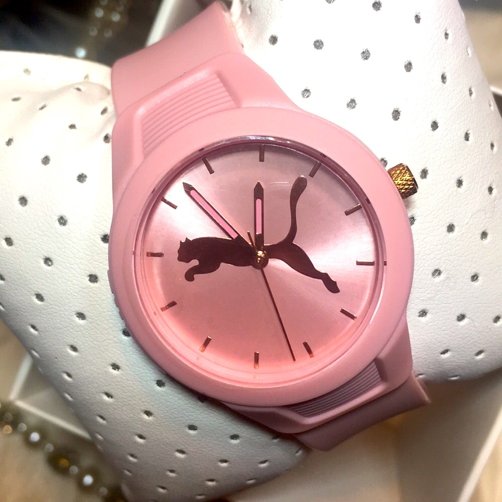 🐈‍⬛PUMA® Gorgeous Pink Crystal Watch🐈‍⬛